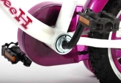 Volare Heart Cruiser Kinderfiets - Meisjes - 12 Inch - Wit Paars -Fietsenreeksen Winkel 1200x826 2