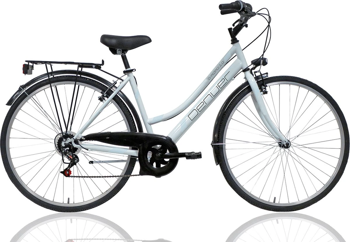 Denver D-Road, Damesfiets, Trekking, 7 Sp, Wit