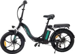 Hitway BK6 Elektrische Fiets | Opvouwbare E-bike | 20 Inch Fat Tire | 350W Motor | 10Ah | Zwart/Groen -Fietsenreeksen Winkel 1200x865 1