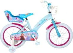 Volare Disney Frozen 2 - Kinderfiets - Meisjes - 16 Inch - Blauw/Paars -Fietsenreeksen Winkel 1200x866