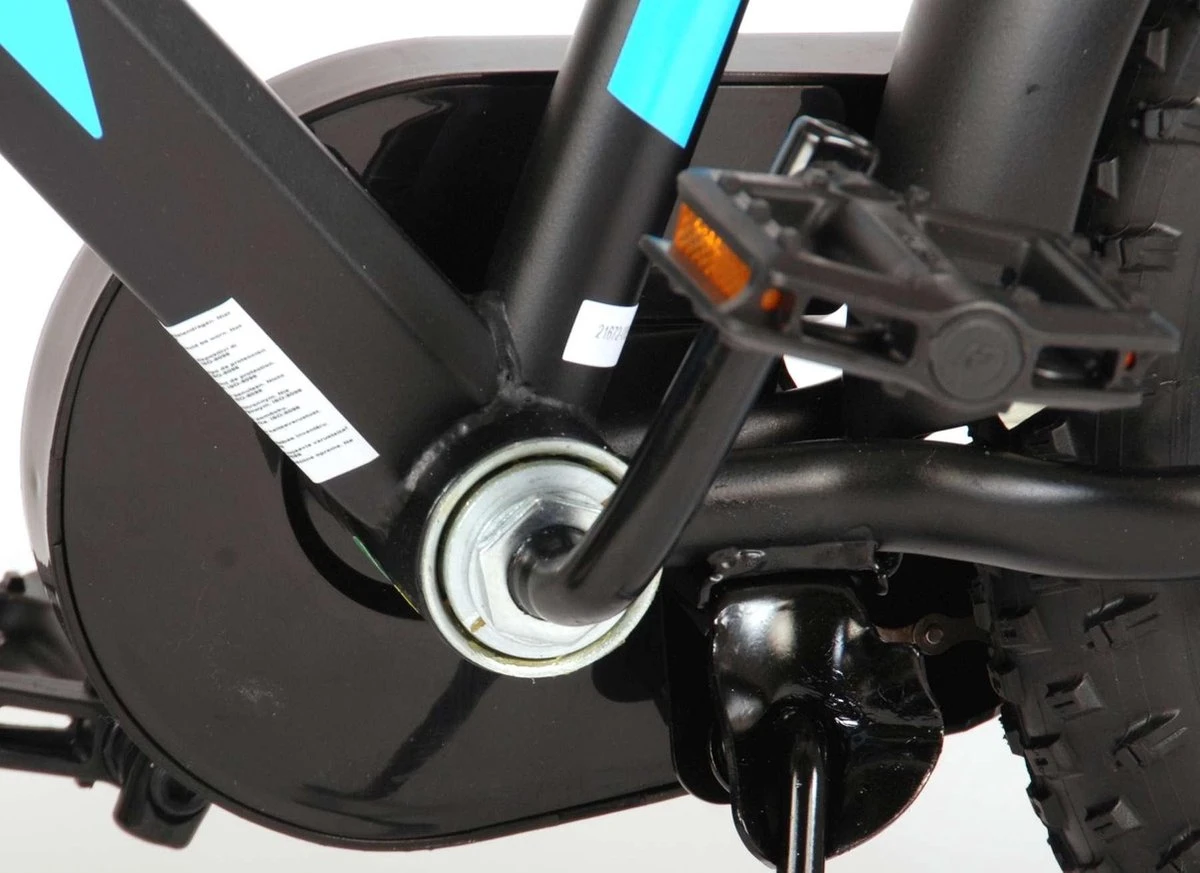 Volare Rocky Kinderfiets - 16 Inch - Zwart Blauw - 95% Afgemonteerd - Prime Collection 14 Volare Rocky Kinderfiets - 16 Inch - Zwart Blauw - 95% Afgemonteerd - Prime Collection - Afbeelding 12