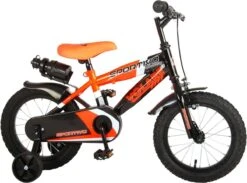 Volare Sportivo Kinderfiets - Jongens - 14 Inch - Neon Oranje/Zwart - 95% Afgemonteerd -Fietsenreeksen Winkel 1200x888 2
