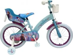 Volare Disney Frozen 2 - Kinderfiets - Meisjes - 16 Inch - Blauw/Paars -Fietsenreeksen Winkel 1200x902 3