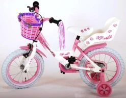 Volare Rose Kinderfiets - Meisjes - 14 Inch - Roze Wit - 95% Afgemonteerd -Fietsenreeksen Winkel 1200x934 2