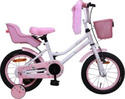 Amigo Magic Meisjesfiets - Kinderfiets 16 Inch - Wit