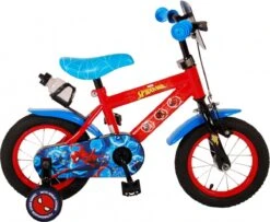 Volare Spider-Man Kinderfiets - Jongens - 12 Inch - Blauw/Rood -Fietsenreeksen Winkel 1200x985 3