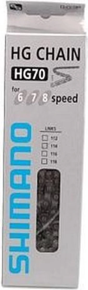 Ketting - 6/7/8 Speed - 3/32" - Shimano HG40 116-link 4 Ketting - 6/7/8 Speed - 3/32" - Shimano HG40 116-link - Afbeelding 2