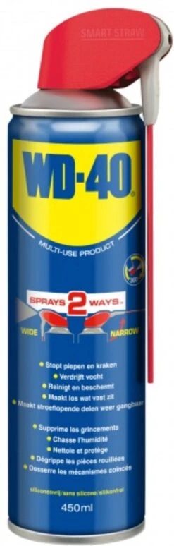 WD-40® Smart Straw® Multi-Use Product - 450ml - Multispray - Smeermiddel, Ontvetter En Anti-Corrosie