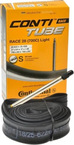 Continental Binnenband Race Light 28 Inch (18/25-622/630) Fv 80 Mm -Fietsenreeksen Winkel 612x1200