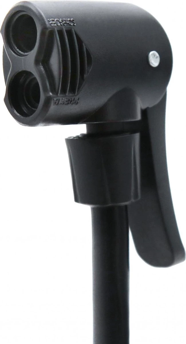 AMIGO M2 Fietspomp Met Drukmeter - Vloerpomp Voor Hollands Ventiel/ Frans Ventiel/ Autoventiel - Zwart 6 AMIGO M2 Fietspomp Met Drukmeter - Vloerpomp Voor Hollands Ventiel/ Frans Ventiel/ Autoventiel - Zwart - Afbeelding 4