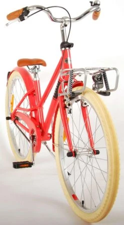 Volare Melody Kinderfiets - Meisjes - 24 Inch - Koraal Rood - Prime Collection -Fietsenreeksen Winkel 662x1200