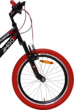 Amigo Fun Ride - Mountainbike 20 Inch - Voor Jongens En Meisjes - Met 7 Versnellingen - Zwart/Rood 14 Amigo Fun Ride - Mountainbike 20 Inch - Voor Jongens En Meisjes - Met 7 Versnellingen - Zwart/Rood -Fietsenreeksen Winkel 815x1200