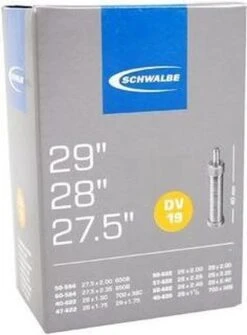 Schwalbe Binnenband 27.5/29 X 1.50/2.40 (40/62-584/635) Dv 40 Mm -Fietsenreeksen Winkel 885x1200 3