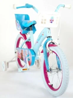 Volare Disney Frozen 2 - Kinderfiets - Meisjes - 16 Inch - Blauw/Paars -Fietsenreeksen Winkel 892x1200