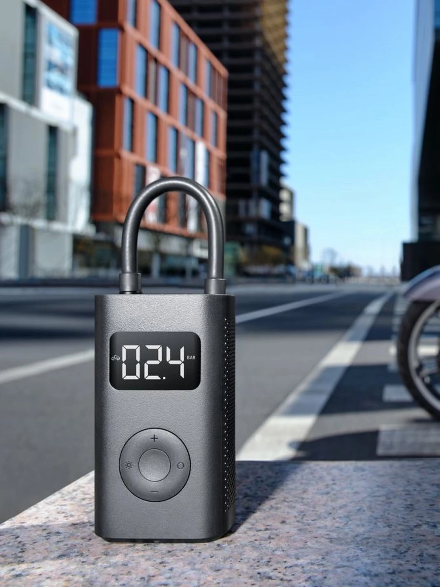 Xiaomi Mijia Draagbare Smart Digitale Bandenspanning Detectie Elektrische Inflator Pomp - Zwart 8 Xiaomi Mijia Draagbare Smart Digitale Bandenspanning Detectie Elektrische Inflator Pomp - Zwart - Afbeelding 6