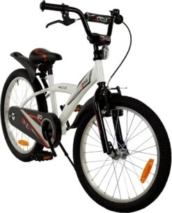 2Cycle Biker Kinderfiets - 20 Inch - Wit - Jongensfiets -Fietsenreeksen Winkel 968x1200