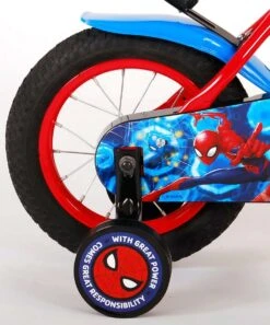 Volare Spider-Man Kinderfiets - Jongens - 12 Inch - Blauw/Rood -Fietsenreeksen Winkel 998x1200